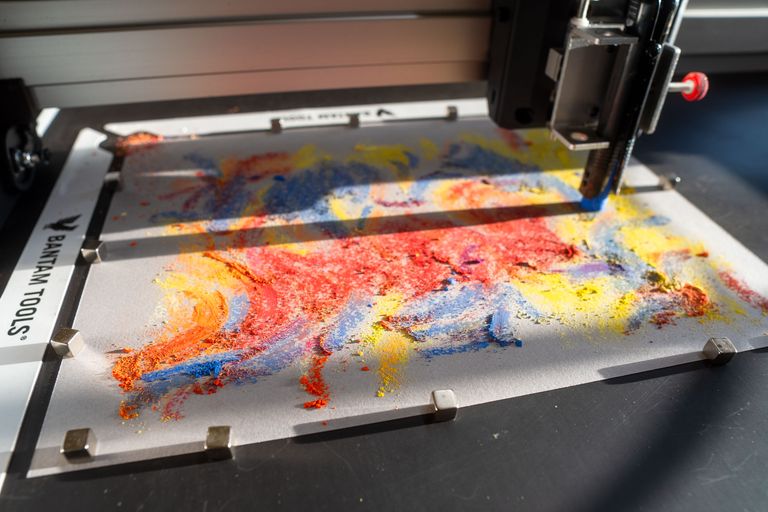 Artwork from project Oil Pastels Machine